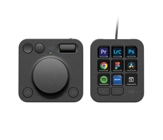 Logitech MX Creative Console Graphite Drawing Shortcut Controller